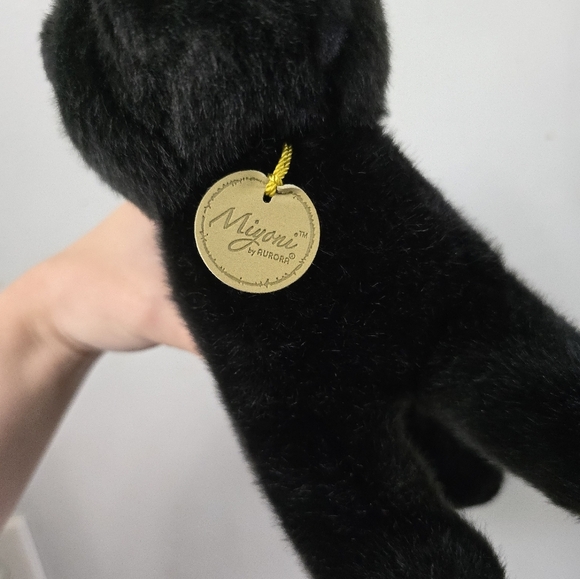 Aurora - Small Black Miyoni 8" Panther - Adorable Stuffed Animal - Picture 6 of 9